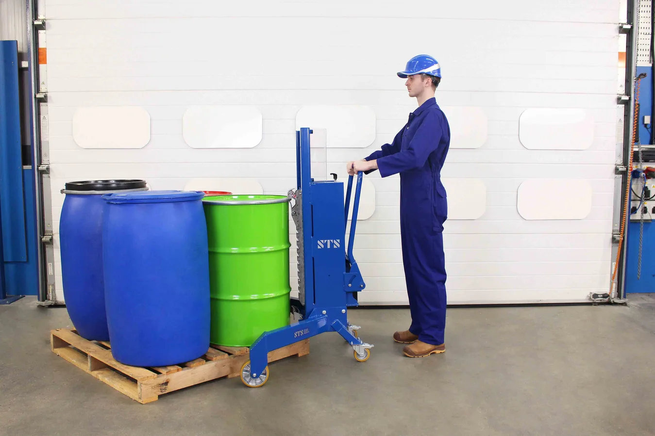 Corner Drum Lifting Trolley DTP05-R500
