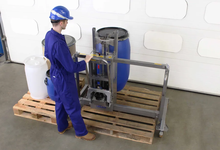 Stainless Steel Drum Unloader DTP04-R500-1250-SS - Image 4