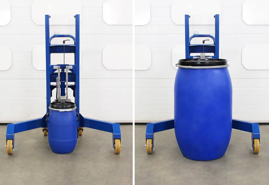 Corner Drum Lifting Trolley DTP05-R500 - Image 2