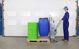 Stainless Steel Euro Pallet Drum Lifter DTP06-R500-SS
